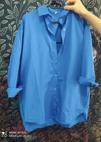 Sarı Çiçek Desenli Uzun Kollu Pamuklu Gömlek - Görsel 6