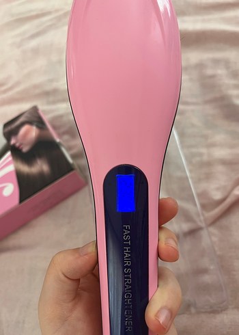  Beden Renk Pastel Pembe Saç Düzleştirici Fırça