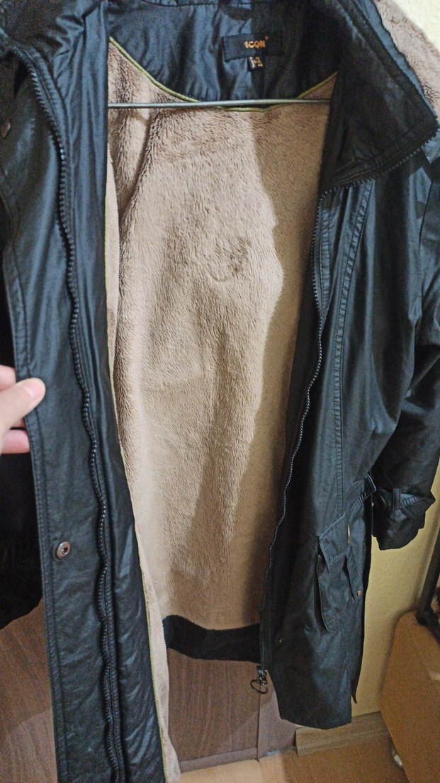 Siyah Deri Kemerli Kadın Ceket - Görsel 4