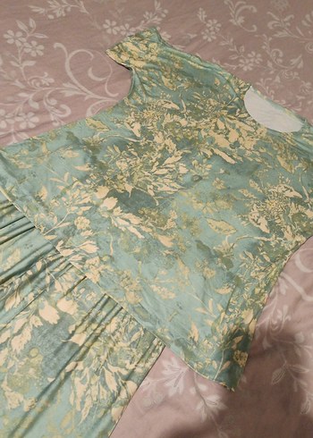 Vintage Bohem Pijama Takımı, Uzun ve Salaş - Görsel 2