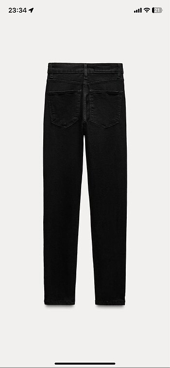 Yüksek bel şekillendirici jean - Görsel 2