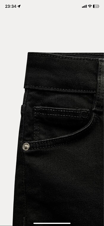 Yüksek bel şekillendirici jean - Görsel 3