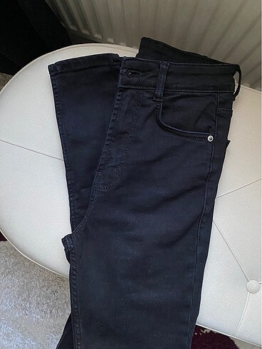 Yüksek bel şekillendirici jean - Görsel 4