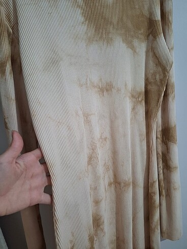 s Beden Batik desenli kalem elbise