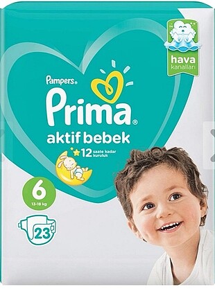 Prima aktif bebek 6 beden