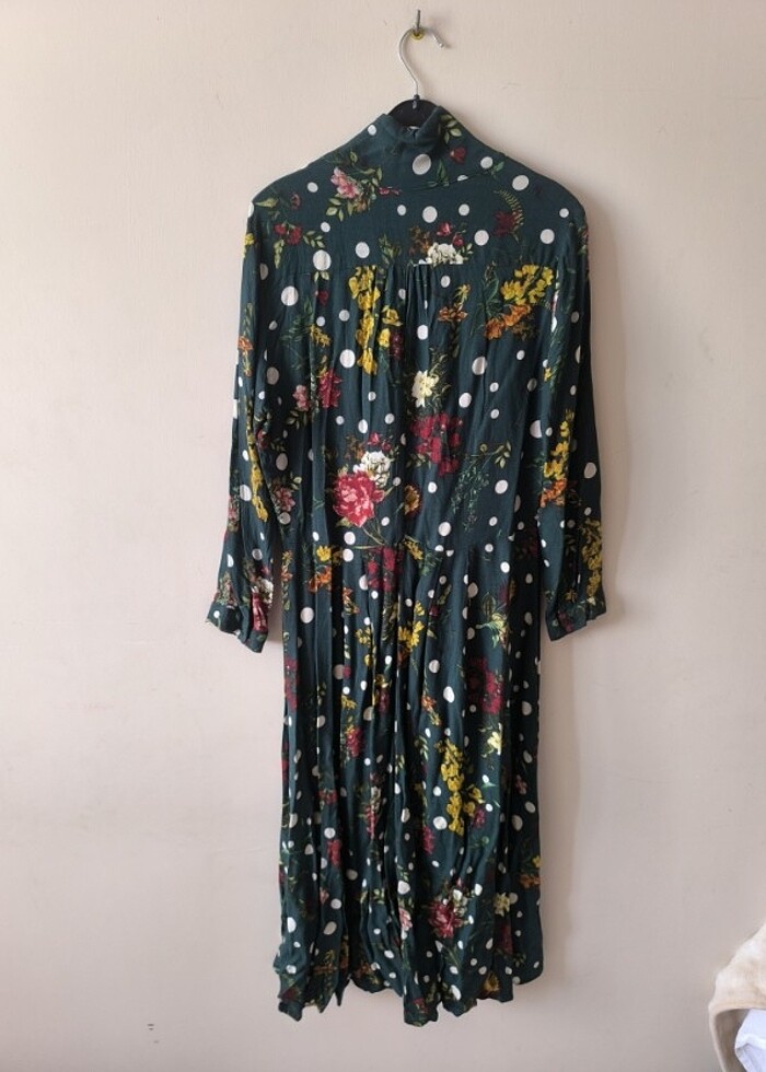 Mango marka önden bağlamalı uzun kimono  - Görsel 5