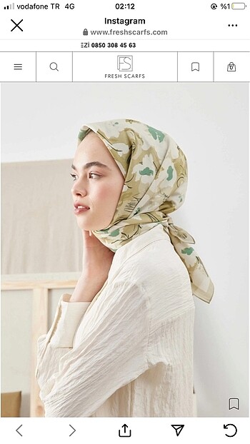 Fresh scarf eşarp