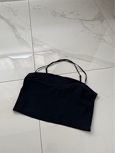H&M h&m straplez crop