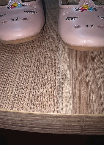 Flo Ayakkabı Kız Çocuk Pembe Nakışlı Tokalı Babet Ayakkabı