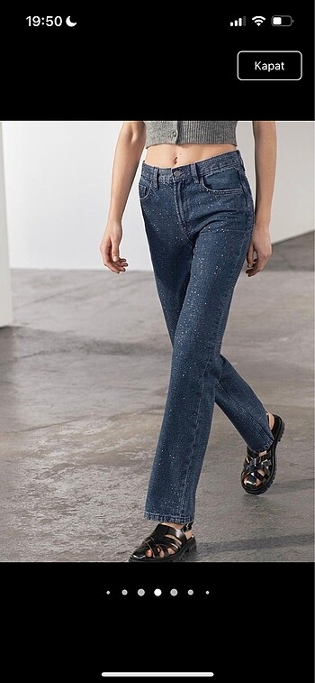 Zara Zara taşlı pantolon