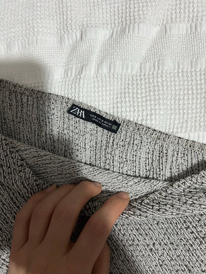 Gri Triko Kadın Uzun Kollu Bluz - Görsel 2