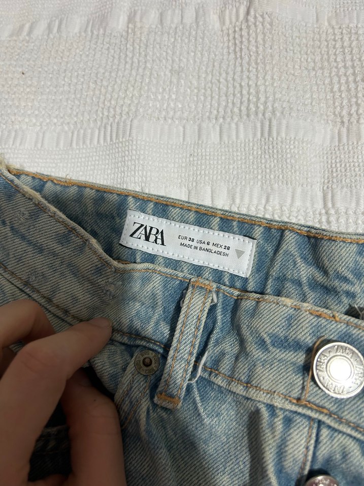 Düğmeli Kadın Kısa Denim Şort - Görsel 2