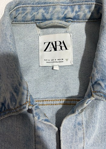 Düğmeli Mavi Denim Ceket - Görsel 2