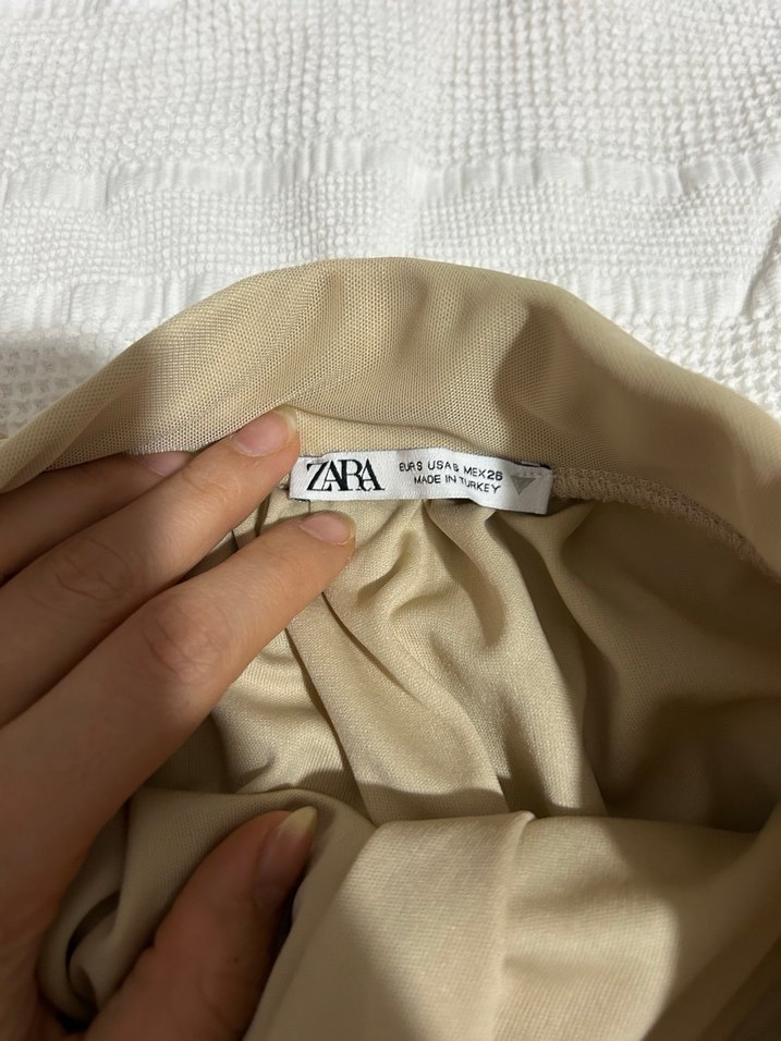 Bej Uzun tül Salaş Etek - Görsel 2