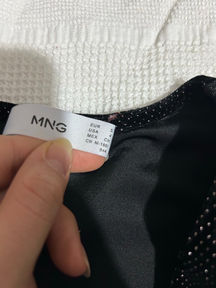 Uzun Kollu Siyah V Yaka Drapeli Elbise - Görsel 2