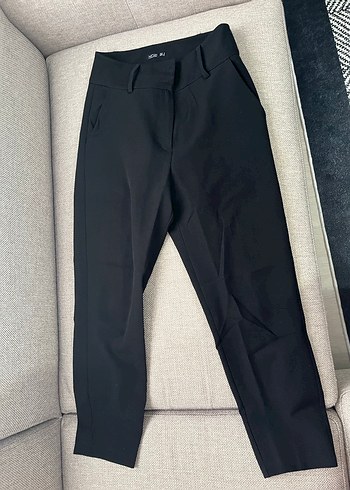 Siyah Kadın Ofis Kumaş Pantolon
