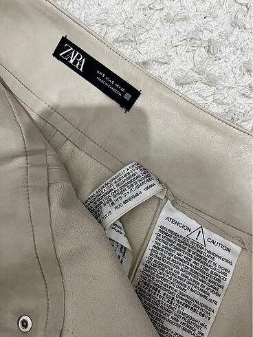 Zara Zara pantolon etek deri