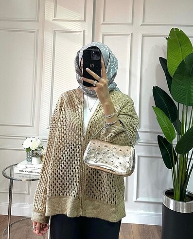 DİLVİN GOLD FERMUARLI HIRKA