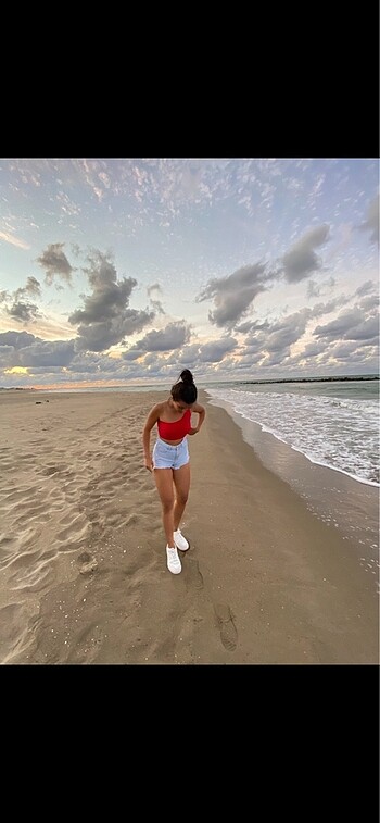 s Beden Tek Askılı Crop