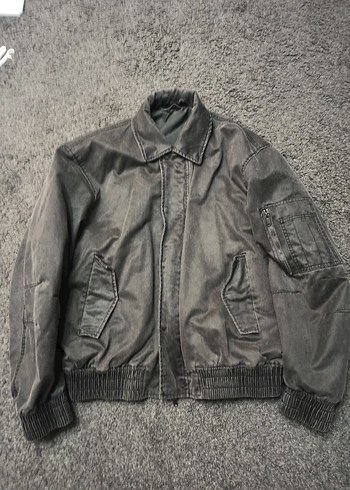 ZARA ESKİTİLMİŞ GRİ ERKEK PİLOT MONT - Görsel 2