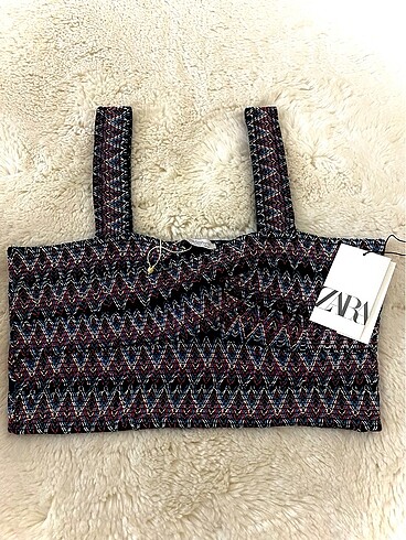 Zara crop bluz