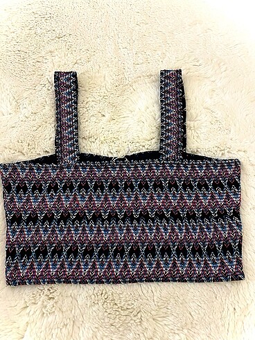 40 Beden çeşitli Renk Zara crop bluz