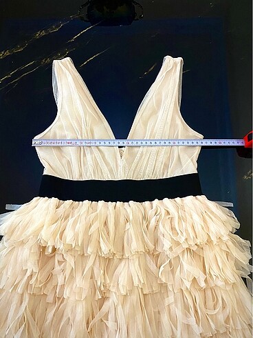 xs Beden H&M abiye elbise