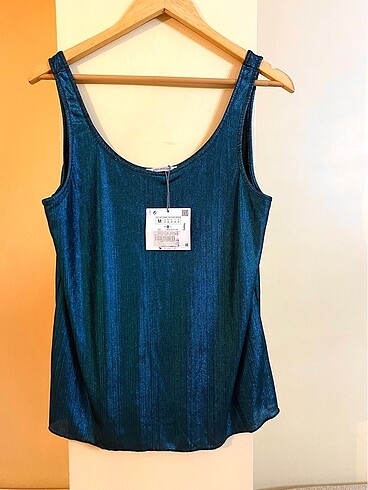 Zara askılı bluz