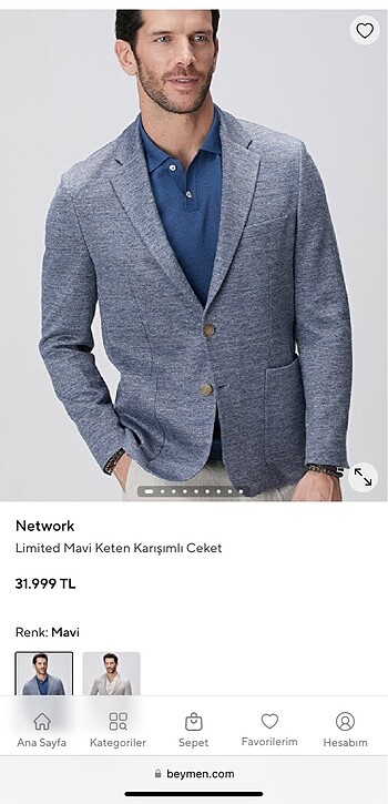 Network Network erkek ceket
