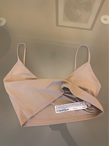 l Beden Bershka askılı top crop bluz