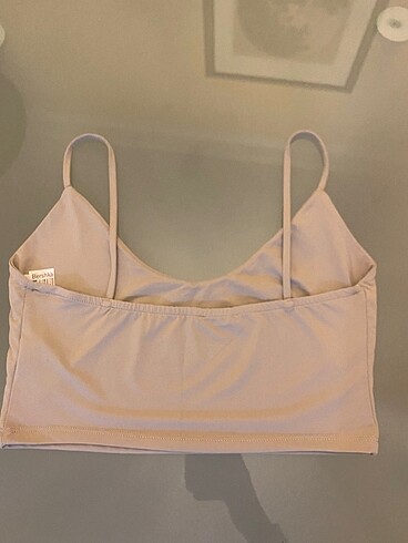 l Beden çeşitli Renk Bershka askılı top crop bluz