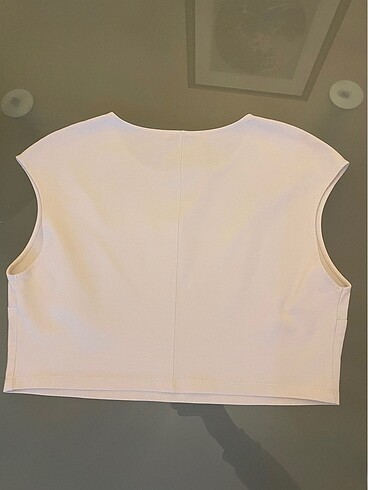 m Beden çeşitli Renk Zara beyaz crop bluz