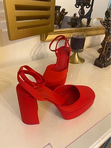 Stradivarius platform topuk ayakkabı - Görsel 5