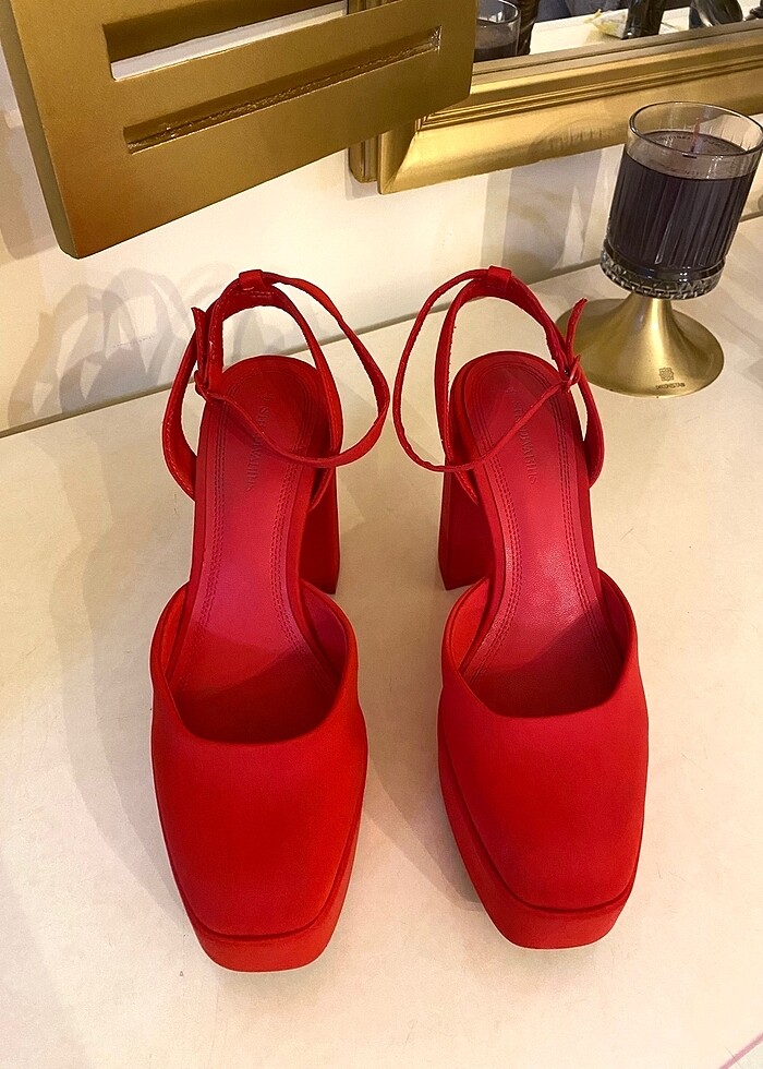 Stradivarius platform topuk ayakkabı - Görsel 3