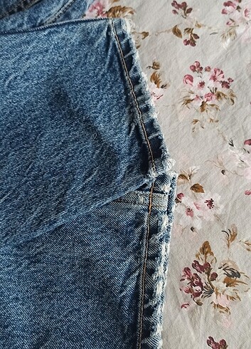 36 Beden lacivert Renk Zara marka kot pantolon 