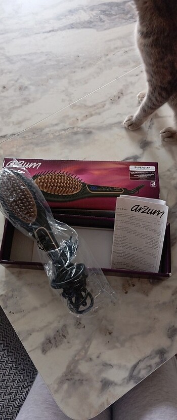#arzum saç düzleştirici fırça