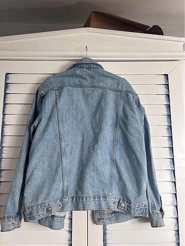 36 Beden mavi Renk Oversize kot ceket