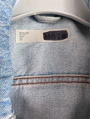 36 Beden Oversize kot ceket
