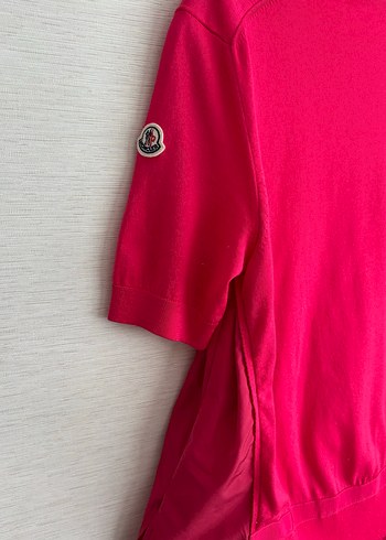 Pembe Kısa Kollu Hamile Tişört - Görsel 4