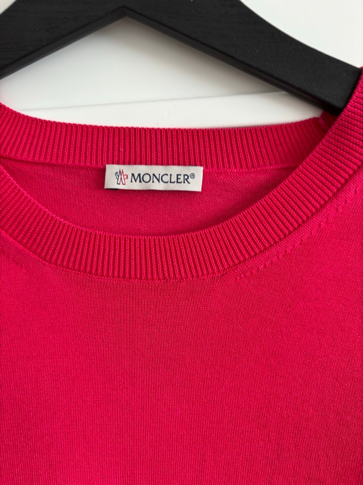 Pembe Kısa Kollu Hamile Tişört - Görsel 2