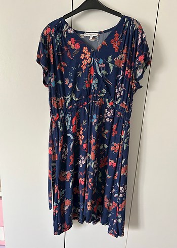 Bohem Çiçek Desenli Hamile Elbisesi - Görsel 3