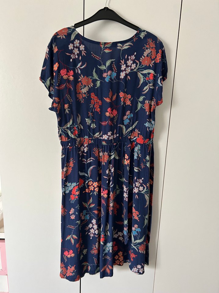 Bohem Çiçek Desenli Hamile Elbisesi - Görsel 5