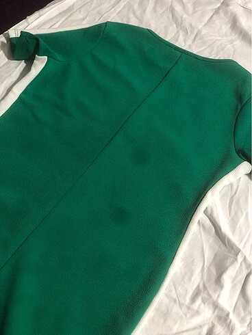 Yeşil Mini Elbise - Görsel 5