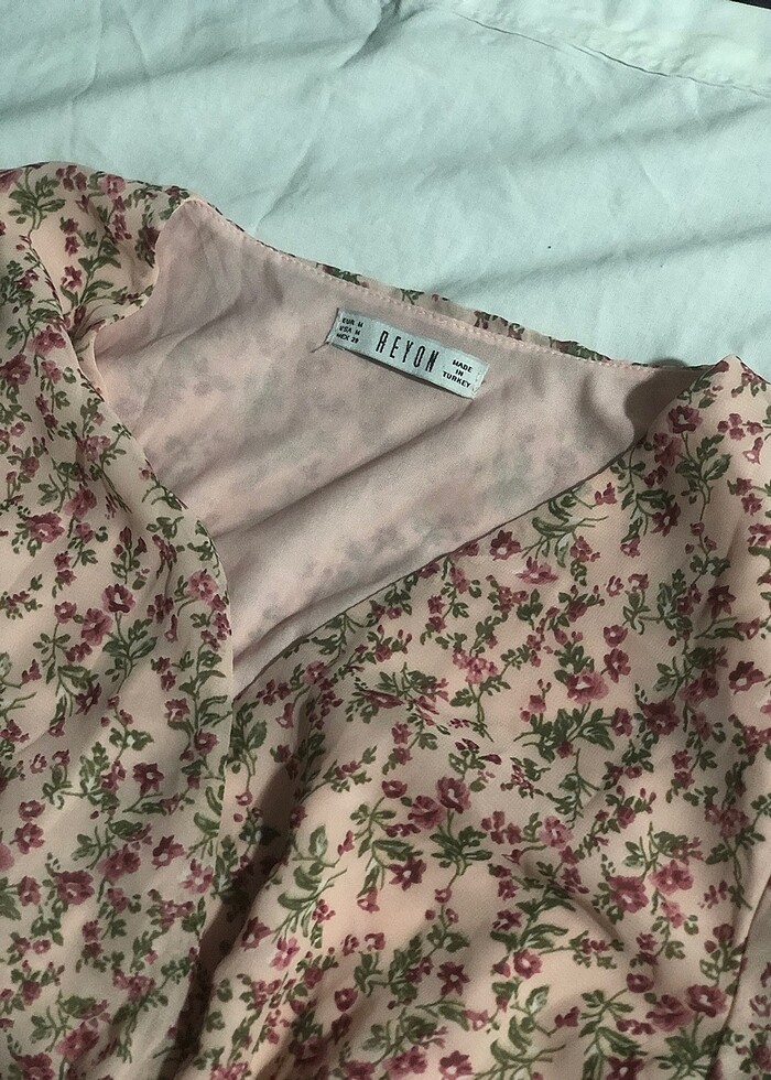 Desenli elbise - Görsel 2