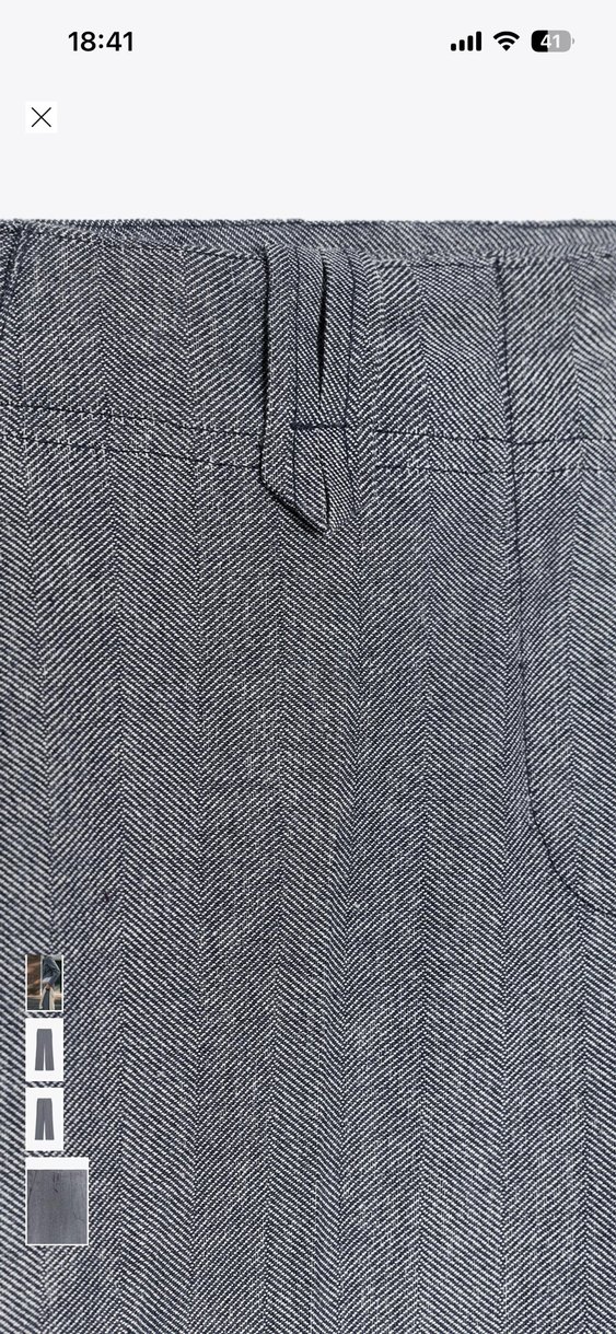 ZARA Gri Pantolon - Görsel 4