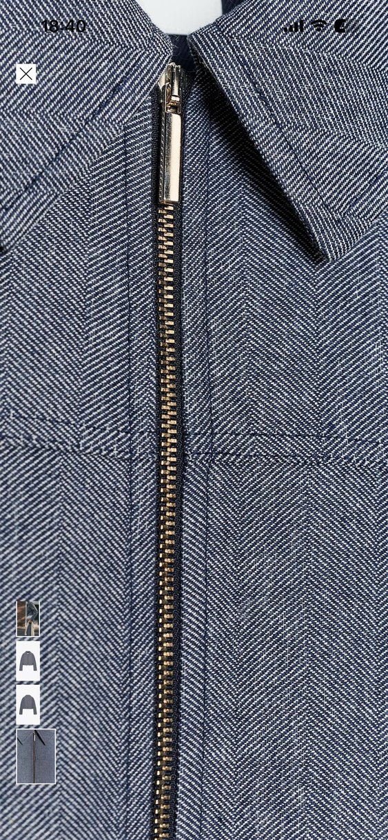 ZARA Gri Kadın Ceket - Görsel 3