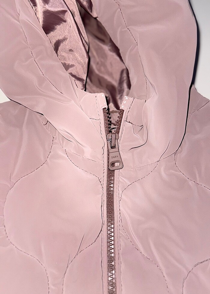 Zara kız çocuk elyaf şişme mont - Görsel 5