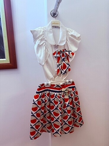 Kız çocuk yeni yıl davet tören kıyafeti abiye kostüm - Görsel 2