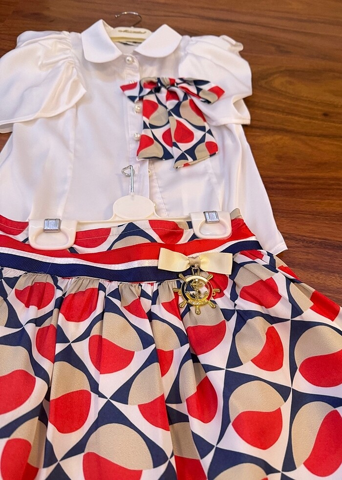 Kız çocuk yeni yıl davet tören kıyafeti abiye kostüm - Görsel 4