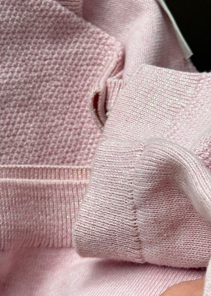 LCW kız çocuk hafif simli triko kazak - Görsel 3